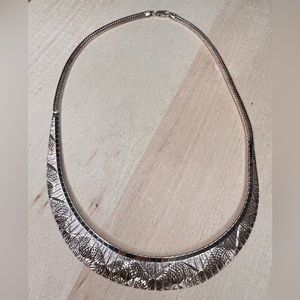 Spirals Italian necklace UTC 925 Italy sterling silver